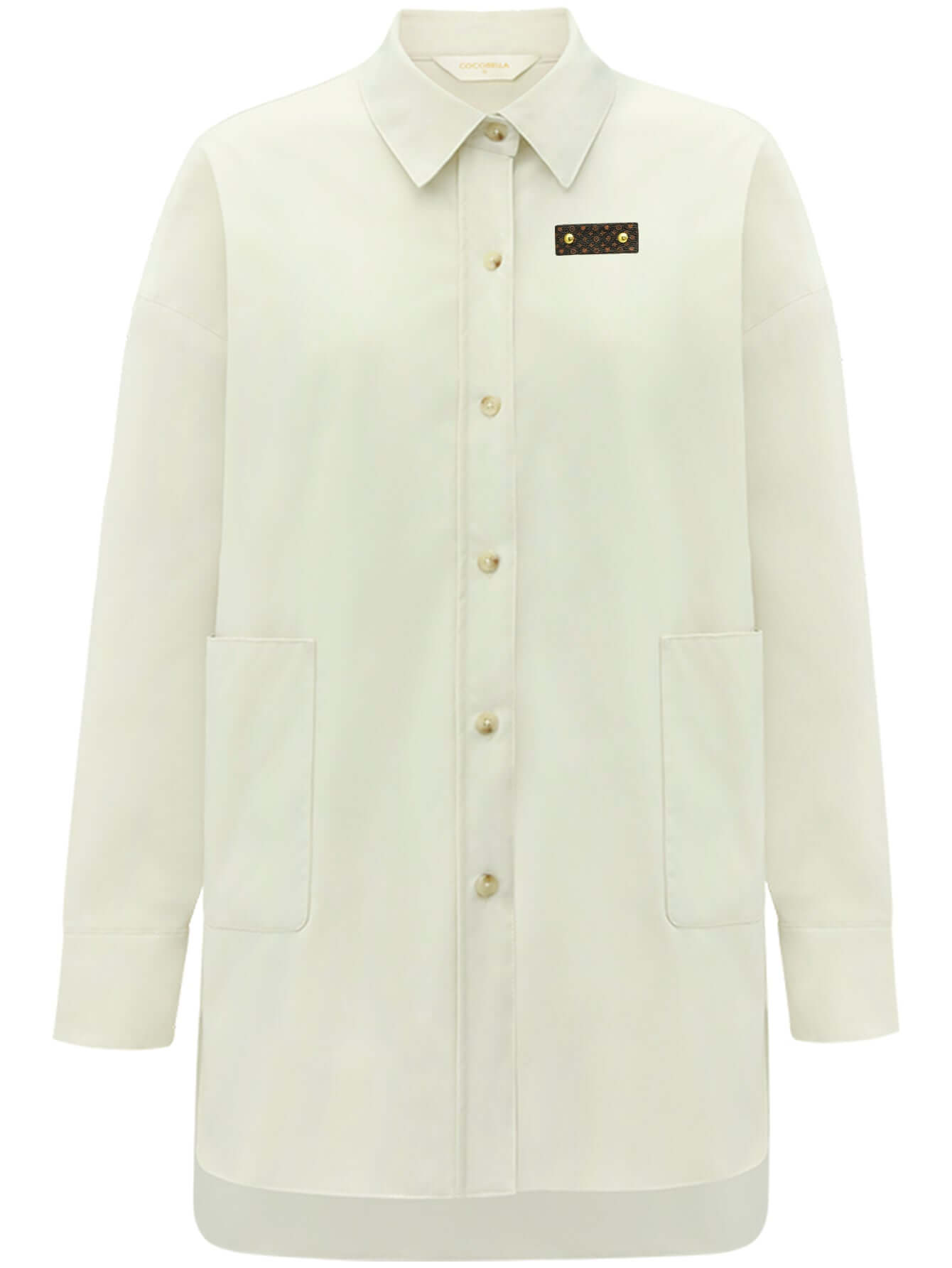 Lightweight Ivory Padded Coat-3