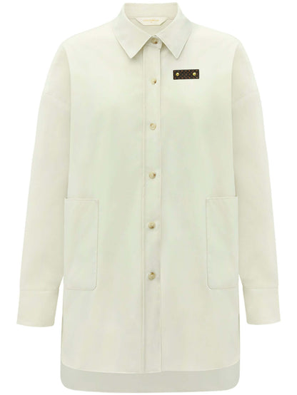 Lightweight Ivory Padded Coat-3