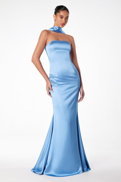 Strapless mermaid dress-5